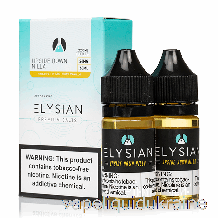 Vape Liquid Ukraine Upside Down Nilla - Elysian SALTS - 60mL 24mg